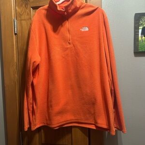 The North Face Orange Fleece Pullover